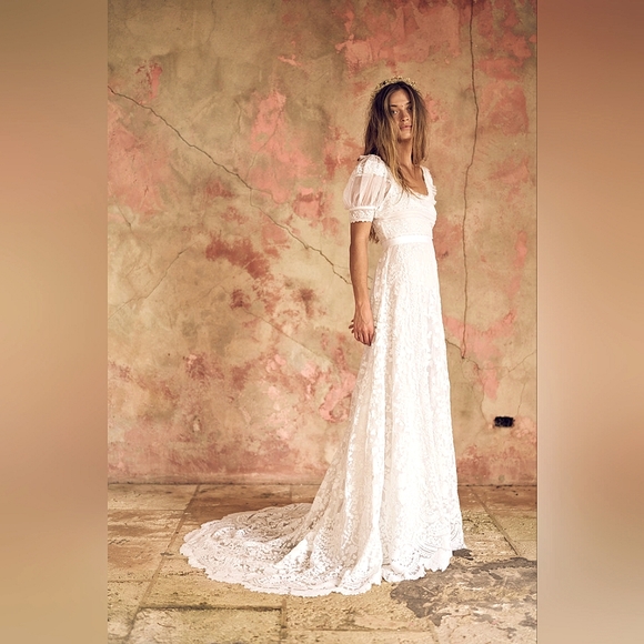 Loveshackfancy Boho Chic Viviana Cottagecore Maxi Wedding Dress - Picture 1 of 12